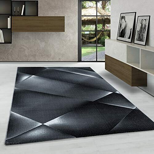 Tapis noir 140x200 cm