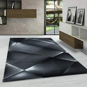 Tapis noir 140x200 cm