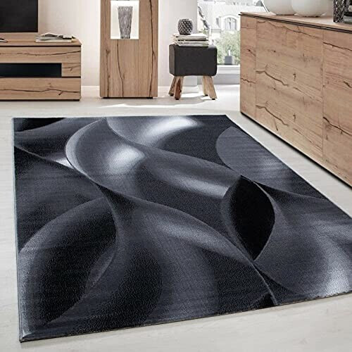 Tapis noir 160x230 cm