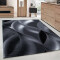 Tapis noir 160x230 cm - miniature