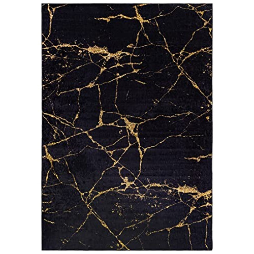 Tapis noir or / 120x170 cm variant 0 