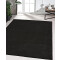 Tapis noir rond 80x150 cm - miniature