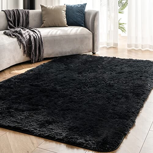 Tapis noir 120x180 cm