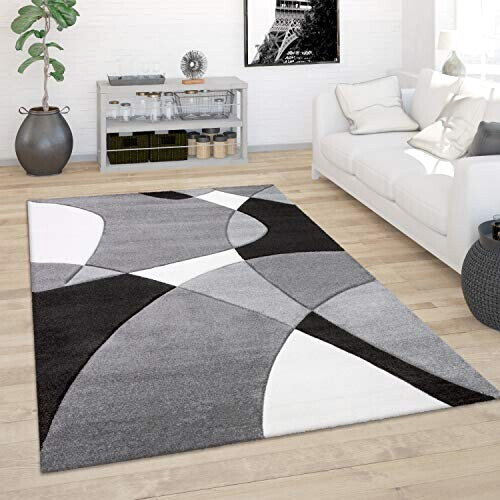 Tapis gris noir-blanc 80x150 cm