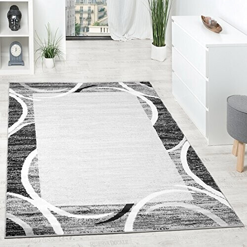 Tapis gris crème 120x170 cm