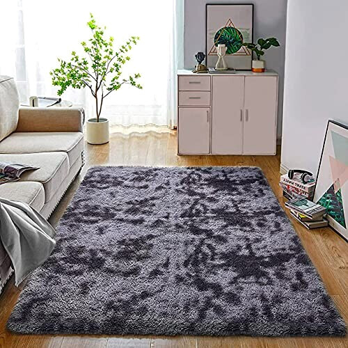 Tapis gris noir 120x170 cm variant 5 