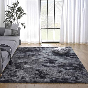 Tapis gris noir 160x200 cm