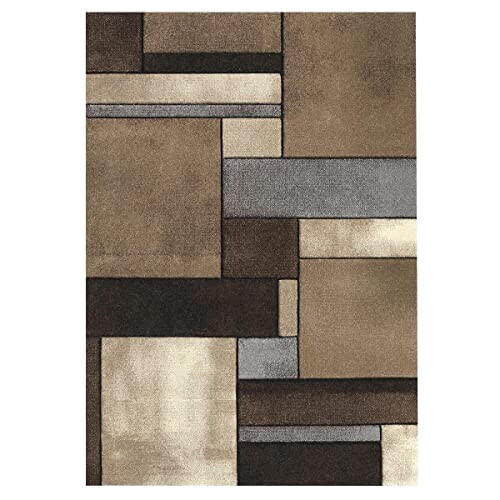 Tapis marron beige 160x230 cm variant 0 