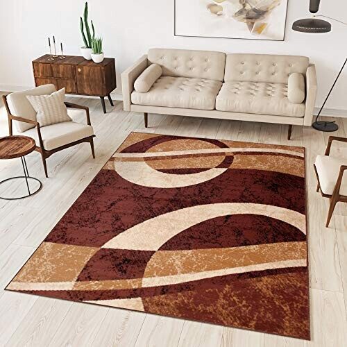 Tapis marron beige 180x250 cm