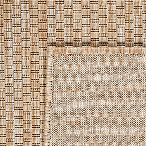 Tapis marron naturelle 140x200 cm variant 2 