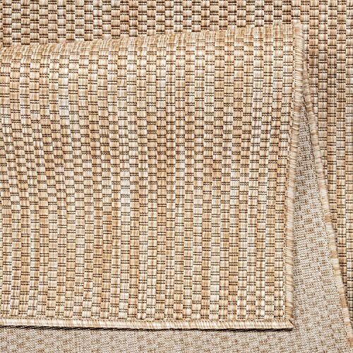 Tapis marron naturelle 140x200 cm variant 3 