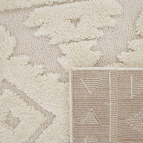 Tapis beige crème 160x220 cm variant 2 