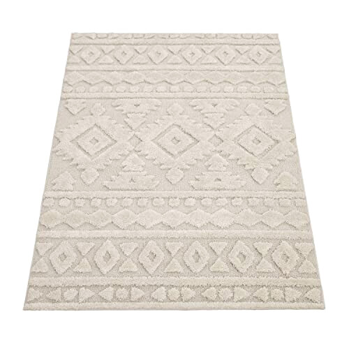 Tapis beige crème 160x220 cm variant 3 