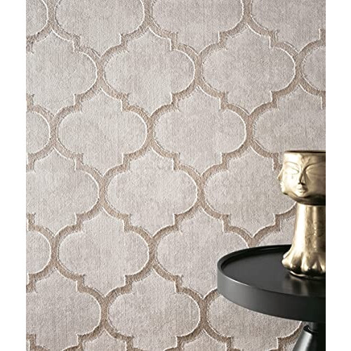 Tapis beige rond 200x290 cm variant 2 