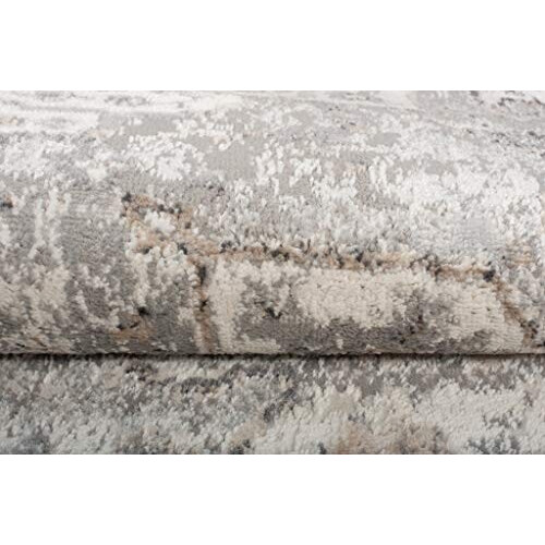 Tapis beige gris clair 200x300 cm variant 2 