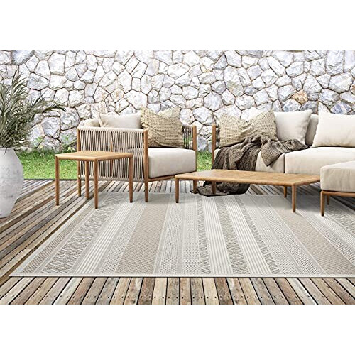 Tapis beige - rond 200x280 cm variant 0 