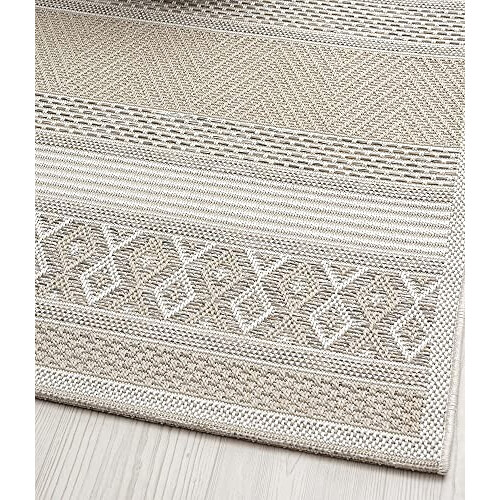 Tapis beige - rond 200x280 cm variant 3 