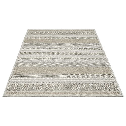 Tapis beige - rond 200x280 cm variant 5 